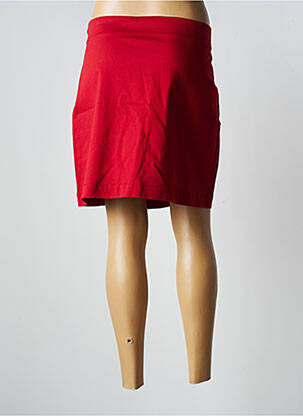 Jupe courte fermeture zip latéral rouge LA FIANCEE DU MEKONG femme
