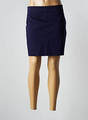 Jupe courte fermeture zip latéral violet LA FIANCEE DU MEKONG femme