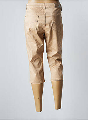 Corsaire stretch taille normale beige KY CREATION femme