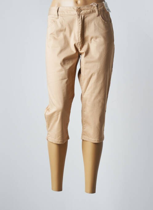 Corsaire stretch taille normale beige KY CREATION femme