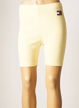 Cycliste tissage jersey jaune TOMMY HILFIGER femme