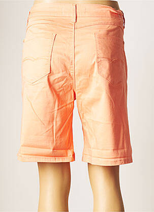 Bermuda coupe droite taille normale orange KY CREATION femme