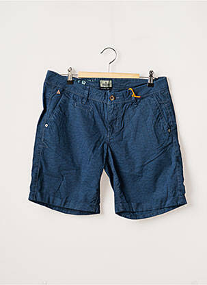 Short fermeture zippée sous rabat boutonné taille normale bleu GAASTRA homme