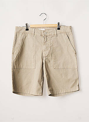 Short tissage popeline taille normale vert JOE SAN homme