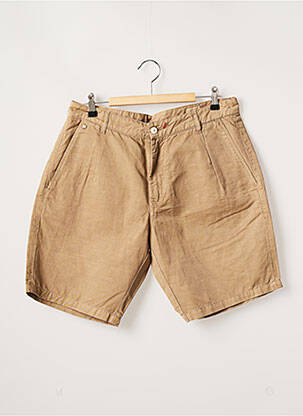 Short tissage popeline taille normale marron JOE SAN homme