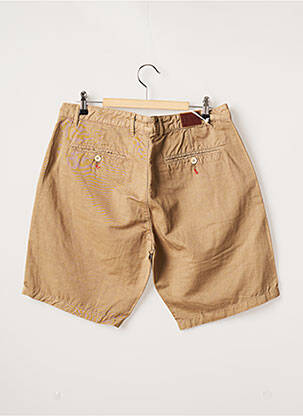 Short tissage popeline taille normale marron JOE SAN homme