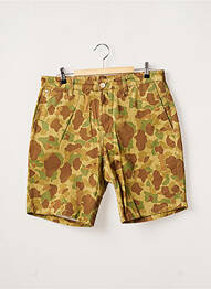 Short fermeture zippée sous rabat boutonné taille normale vert JOE SAN homme