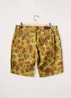 Short fermeture zippée sous rabat boutonné taille normale vert JOE SAN homme