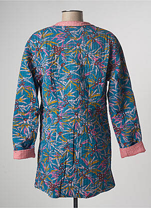 Veste casual coupe droite bleu LA FIANCEE DU MEKONG femme