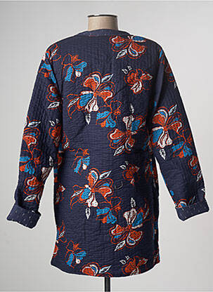 Veste casual coupe droite bleu LA FIANCEE DU MEKONG femme