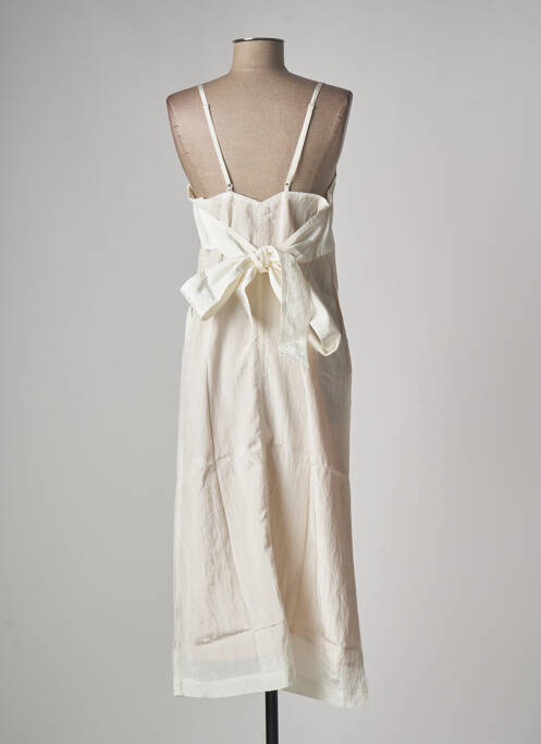 Robe longue beige ETAM pour femme