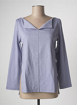Top stretch manches longues violet ETAM femme