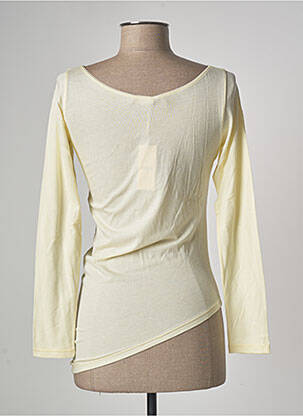 Top manches longues jaune ETAM femme