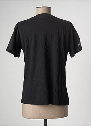 T-shirt stretch manches courtes noir LAAGAM femme