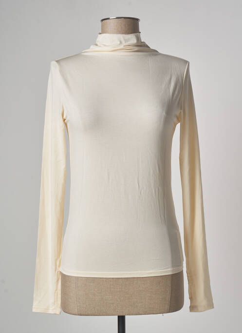 Top tissage jersey manches longues rose ETAM femme