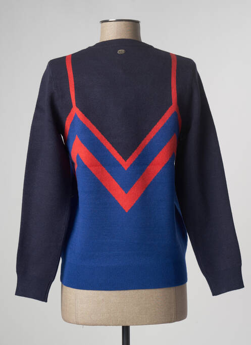Pull col rond manches longues bleu LA FIANCEE DU MEKONG femme