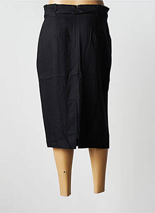 Jupe mi-longue taille haute noir PAUSE CAFE femme