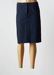 Jupe mi-longue coupe droite bleu PAUSE CAFE femme