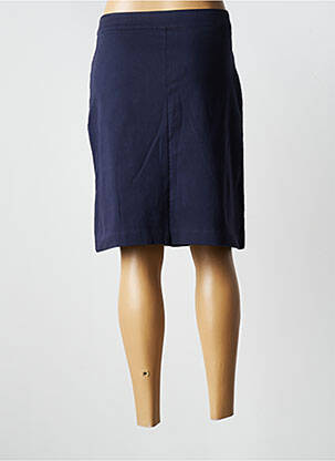 Jupe mi-longue stretch bleu PAUSE CAFE femme