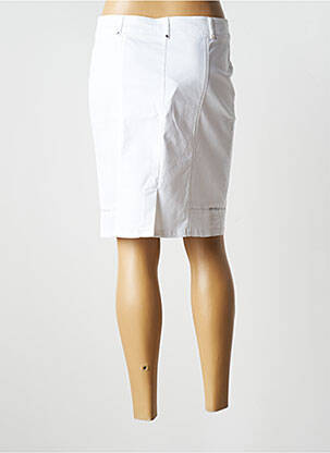 Jupe mi-longue coupe droite marron PAUSE CAFE femme