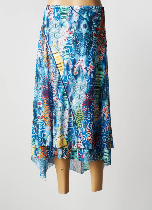 Jupe longue bleu PAUSE CAFE pour femme