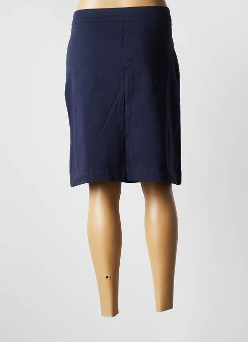 Jupe mi-longue bleu PAUSE CAFE pour femme