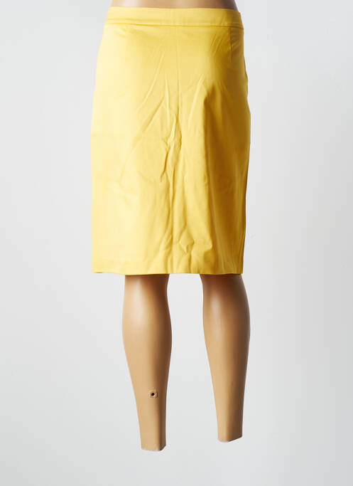 Jupe mi-longue jaune PAUSE CAFE pour femme