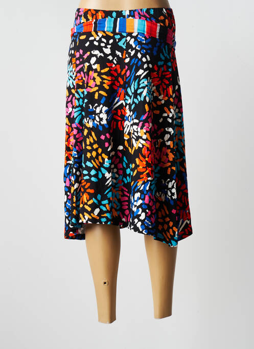 Jupe mi-longue noir PAUSE CAFE pour femme