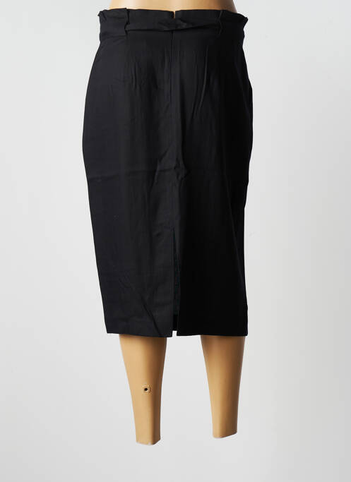 Jupe mi-longue noir PAUSE CAFE pour femme