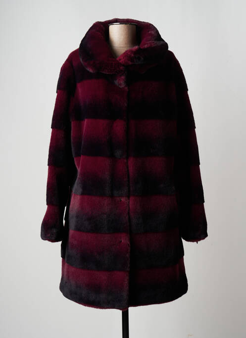 Manteau long rouge CONCEPT K pour femme