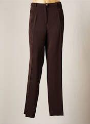 Pantalon droit marron CHRISTIAN MARRY pour femme seconde vue