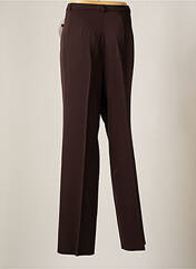 Pantalon droit marron CHRISTIAN MARRY pour femme seconde vue