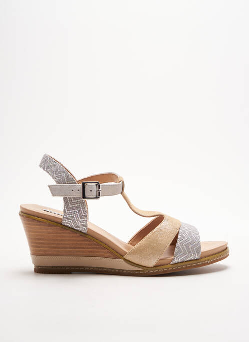 Sandales/Nu pieds beige FUGITIVE BY FRANCESCO ROSSI pour femme