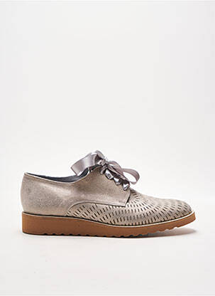 Derbies type de semelle amortissante talon plat jusqu'à 3cm gris MYMA femme