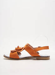 Sandales/Nu pieds orange MYMA pour femme seconde vue