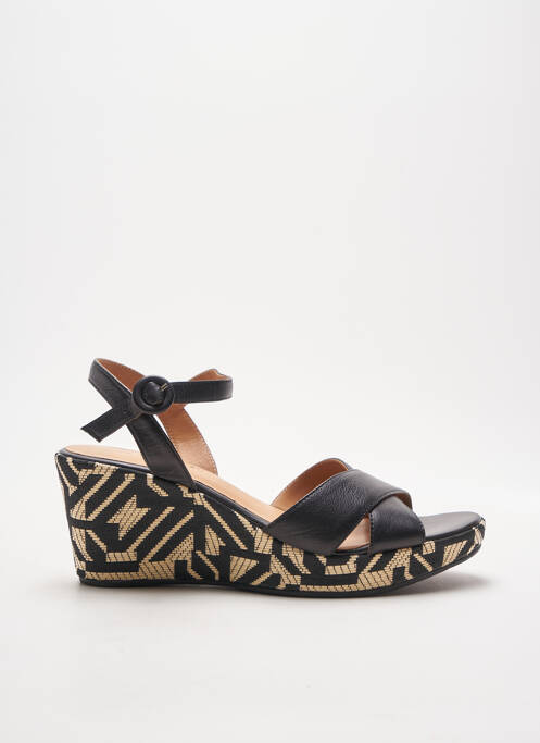 Sandales/Nu pieds noir ADIGE pour femme