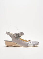 Sandales/Nu pieds gris GEO-REINO pour femme seconde vue