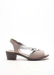 Sandales/Nu pieds gris JENNY pour femme seconde vue