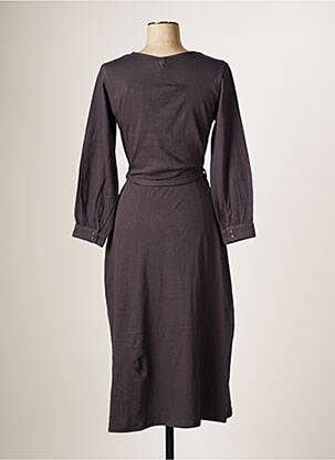 Robe mi-longue manches longues manches longues gris RAGWEAR femme