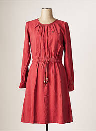 Robe mi-longue manches longues manches longues rouge RAGWEAR femme