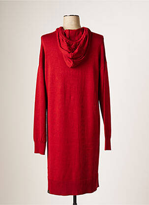 Robe pull resserrée sur le bas manches longues rouge RAGWEAR femme