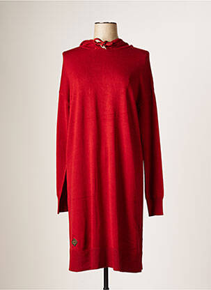 Robe pull rouge RAGWEAR pour femme