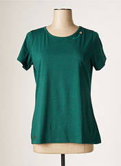 T-shirt vert RAGWEAR pour femme seconde vue