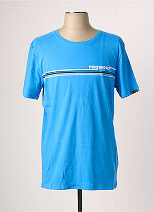 T-shirt bleu RAGWEAR pour homme