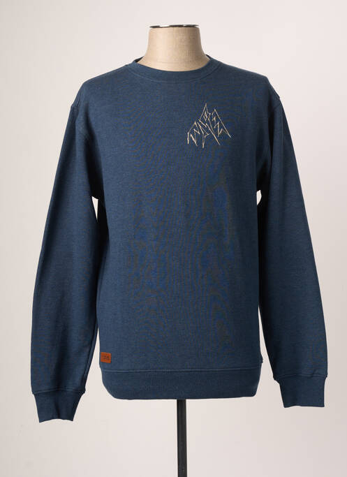 Sweat-shirt bleu JONES pour homme