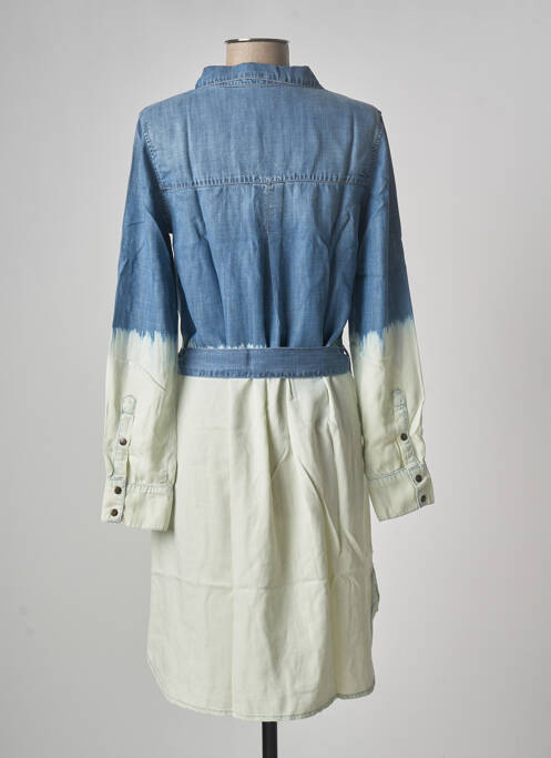 Robe mi-longue bleu FIVE pour femme