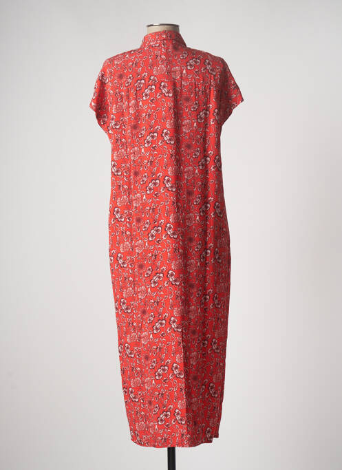 Robe mi-longue rouge FIVE pour femme