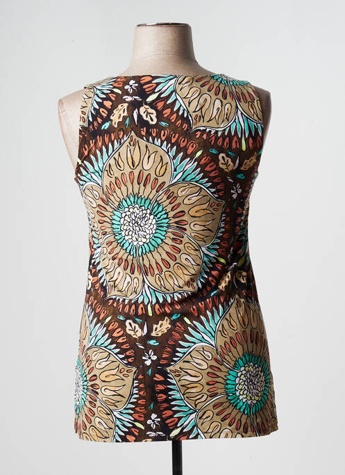 Top marron MALIPARMI pour femme