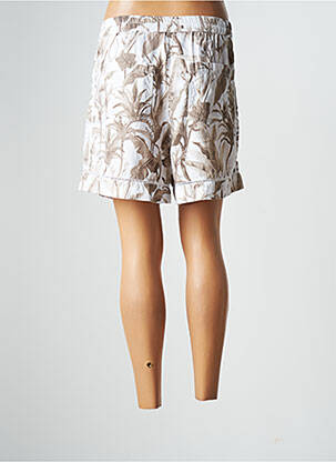 Bermuda taille élastique taille normale beige MASON'S femme