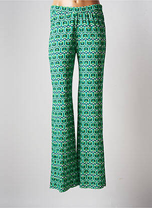 Pantalon large vert MAYJUNE pour femme